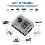 CS-1222A1 High Current Independent Positive and Negative 6-way LED Indicator Plug Fuse Box - Image 7