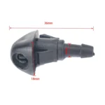 2 PCS Windshield Washer Wiper Jet Water Spray Nozzle + Hose Connector Set 76810S10A02 for Honda - Image 6