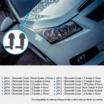 2 PCS Front Windshield Washer Wiper Jet Water Spray Nozzle 94556605 for Chevrolet Cruze 2009-2014 - Image 7