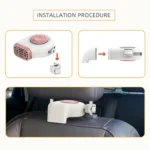 Portable Car Dashboard + Seat Hanging Electric Heater Winter Defroster - Image 2