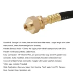 RV Winterizing Kit Sprinkler Blowout Adapter with Shut Off Valve - Image 5