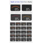 M11 Car OBD2 + GPS Mode Head-up Display HUD Overspeed / Speed / Water Temperature Alarm - Image 15