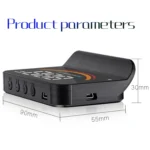 M11 Car OBD2 + GPS Mode Head-up Display HUD Overspeed / Speed / Water Temperature Alarm - Image 16