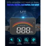 M11 Car OBD2 + GPS Mode Head-up Display HUD Overspeed / Speed / Water Temperature Alarm - Image 4