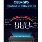 M11 Car OBD2 + GPS Mode Head-up Display HUD Overspeed / Speed / Water Temperature Alarm - Image 9