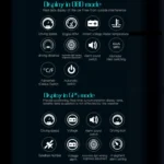 M11 Car OBD2 + GPS Mode Head-up Display HUD Overspeed / Speed / Water Temperature Alarm - Image 10