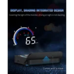 M13 Plus OBD2 + GPS Mode Car Head-up Display HUD Overspeed / Speed / Water Temperature Alarm / Eliminate Fault Codes - Image 14