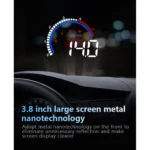 M13 Plus OBD2 + GPS Mode Car Head-up Display HUD Overspeed / Speed / Water Temperature Alarm / Eliminate Fault Codes - Image 19