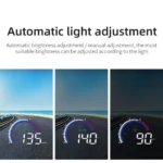 M13 Plus OBD2 + GPS Mode Car Head-up Display HUD Overspeed / Speed / Water Temperature Alarm / Eliminate Fault Codes - Image 20