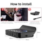 M13 Plus OBD2 + GPS Mode Car Head-up Display HUD Overspeed / Speed / Water Temperature Alarm / Eliminate Fault Codes - Image 21