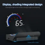 M13 Plus OBD2 + GPS Mode Car Head-up Display HUD Overspeed / Speed / Water Temperature Alarm / Eliminate Fault Codes - Image 7