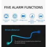 M13 Plus OBD2 + GPS Mode Car Head-up Display HUD Overspeed / Speed / Water Temperature Alarm / Eliminate Fault Codes - Image 8