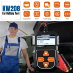 KONNWEI KW208 Car TFT Color Screen Battery Tester Support 8 Languages - Image 2