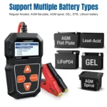 KONNWEI KW208 Car TFT Color Screen Battery Tester Support 8 Languages - Image 3