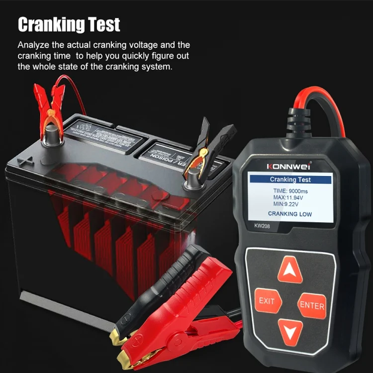 EDA0010900_9.webp KONNWEI KW208 Car TFT Color Screen Battery Tester Support 8 Languages - Image 10
