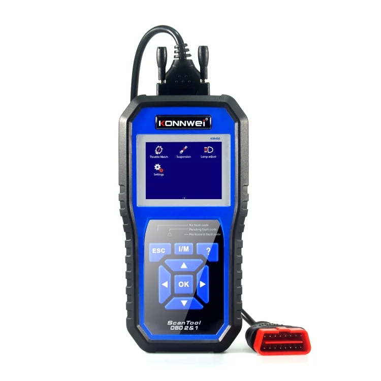 EDA0010902.webp KONNWEI KW450 Car 2.8 inch TFT Color Screen Battery Tester Support 2 Languages / System  XP WIN7 WIN8 WIN10 - Image 1