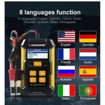 KONNWEI KW510 3 in 1 Car Battery Tester / Charger / Repairer, Support 8 Languages - Image 16