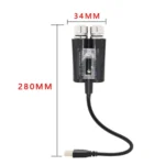 Car Two-color USB Star Dome Light Atmosphere Laser Projection Decorative Light, Constantly Bright Version - Image 2