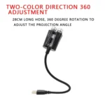 Car Two-color USB Star Dome Light Atmosphere Laser Projection Decorative Light, Constantly Bright Version - Image 3