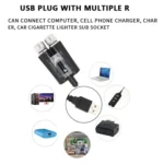 Car Two-color USB Star Dome Light Atmosphere Laser Projection Decorative Light, Constantly Bright Version - Image 7