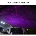 Car Two-color USB Star Dome Light Atmosphere Laser Projection Decorative Light, Constantly Bright Version - Image 10