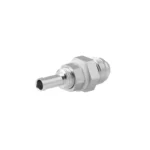 AN8 Straight to 3/8 inch Hose Barb Double Fuel Pump Tank Fitting Bulkhead Adapter Fitting - Image 2