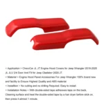 2 PCS Car Engine Hood Hinge Cover Decorative Cover for Jeep Wrangler JL JLU 2018-2020 - Image 5