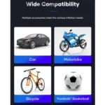 Rock Multi-function Portable LED Digital Display Car Air Pump - Image 16