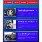 Rock Multi-function Portable LED Digital Display Car Air Pump - Image 3