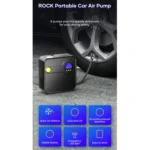 Rock Multi-function Portable LED Digital Display Car Air Pump - Image 4