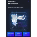 Rock Multi-function Portable LED Digital Display Car Air Pump - Image 5