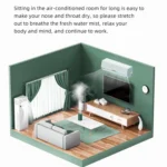 ROCK Household Office Car Elephant Shape Mute Humidifier - Image 7