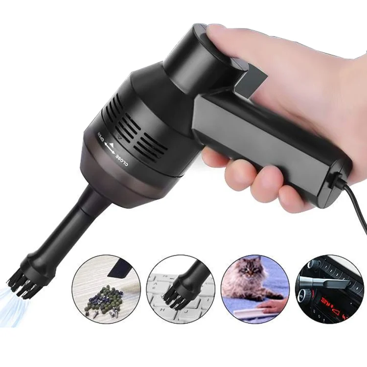EDA001210901A.webp HK-6019D Portable Household Car Handheld Mini USB Vacuum Cleaner Dust Collector Cleaning Tools - Image 1
