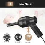 HK-6019D Portable Household Car Handheld Mini USB Vacuum Cleaner Dust Collector Cleaning Tools - Image 9