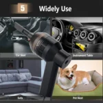 HK-6019D Portable Household Car Handheld Mini USB Vacuum Cleaner Dust Collector Cleaning Tools - Image 10