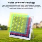 SNF-0092 White Light Solar Lantern Lighting Bulb Outdoor IP44 Waterproof LED One for Two Lighting System Split Garden Lamp - Image 6