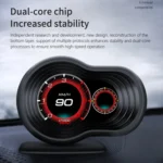 F9 OBD2 Car HUD Head-up Display Speed / Water Temperature / Voltage Display - Image 5