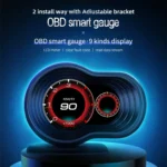 F9 OBD2 Car HUD Head-up Display Speed / Water Temperature / Voltage Display - Image 7