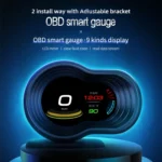 F9 OBD2 Car HUD Head-up Display Speed / Water Temperature / Voltage Display - Image 9