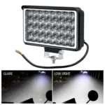 WUPP CS-1242A1 Car 4 inch Square 32LEDs Highlight Work Light Modified Front Bumper Lamp Spotlight - Image 8