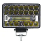 2 PCS WUPP CS-1243A1 Car 4 inch Square 20LEDs Highlight Work Light Modified Spotlight - Image 2