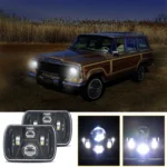 7 inch(5X7)/(7X6) H4 DC 9V-30V 3500LM 35W Car Square Shape LED Headlight Lamps for Jeep Wrangler - Image 2