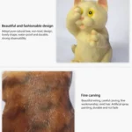 Solar Powered Resin Cat Shape Landscape Light Outdoor LED Garden Lawn Light - Image 3