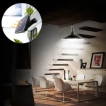 2 in 1 Solar Light Landscape Courtyard Corridor Lighting 32-LED Retro Chandelier - Image 8