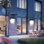 Pull-Switch 2 in 1 Solar Light 60-LEDs Landscape Courtyard Wall Lamp - Image 9