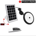 Smart Induction 56LEDs Solar Light Indoor and Outdoor Garden Garage LED Lamp - Image 2
