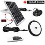 Smart Induction 56LEDs Solar Light Indoor and Outdoor Garden Garage LED Lamp - Image 3