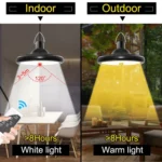 Smart Induction 2 in 1 112LEDs Solar Light Indoor and Outdoor Garden Garage LED Lamp - Image 6