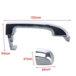 A5197-02 Car Electroplating Outside Door Handle 82662-3J010 for Hyundai Veracruz 2007-2012 - Image 7