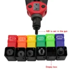 BT-605 Double Handle Manual Blind Rivet Nut Pull Cap Tool with 60 PCS Nuts - Image 6